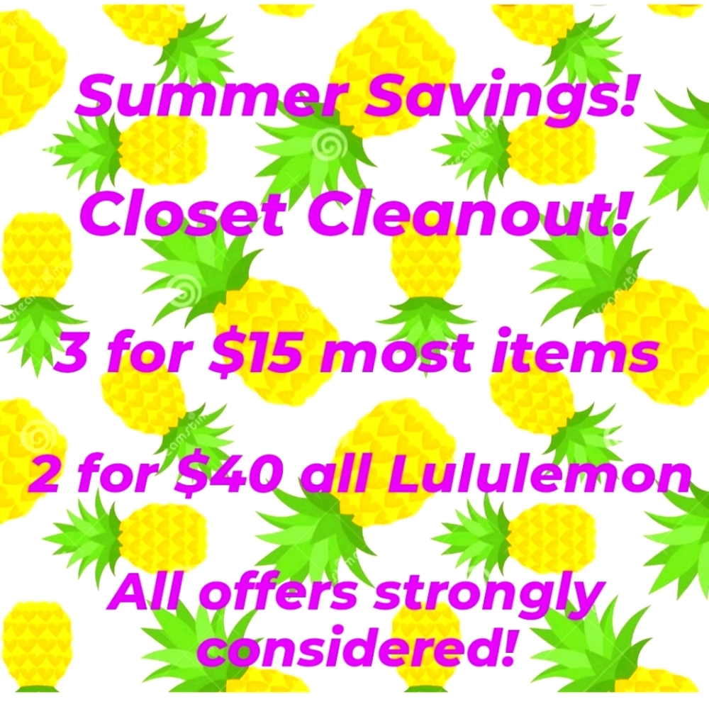 Closet Cleanout!